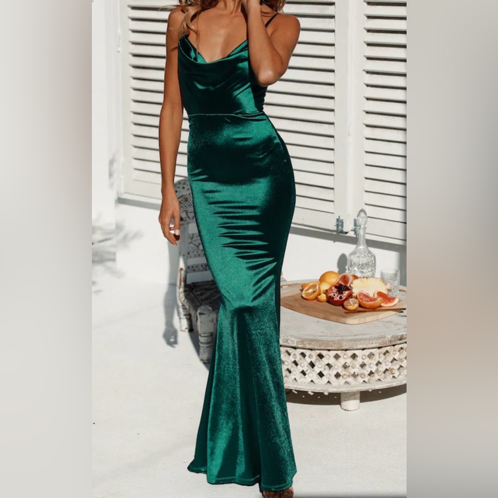 Hello Molly TEST OF TIME MAXI DRESS in Green
